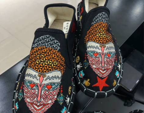 实体店关门大吉!布仆绣艺品牌布鞋处理! 纯...