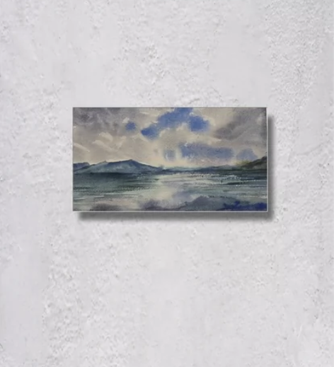 （水彩作品 水彩画有现货，也可以定制～用的...