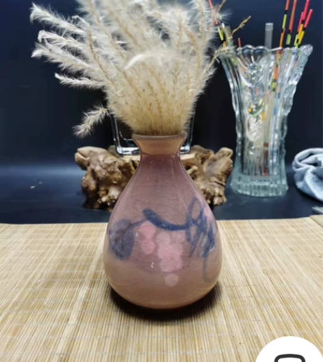 小日本中古特色手绘瓷器  造型圆润 釉色靓...