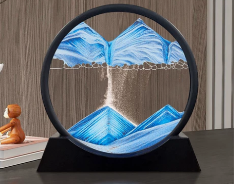 流沙画摆件创意艺术沙漏家居客厅酒柜电视柜办...