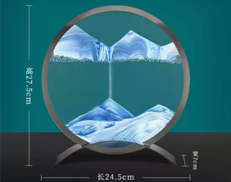 流沙画摆件家居客厅酒柜办公室前台装饰品礼品...