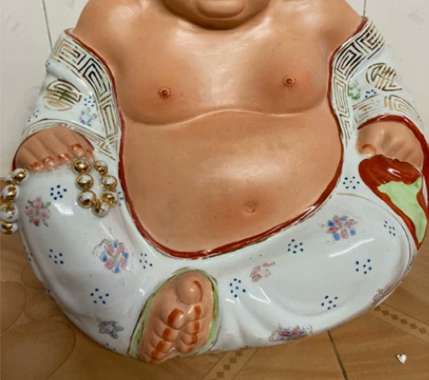 80年代,弥勒佛,纯手工制作,神态好,一口...