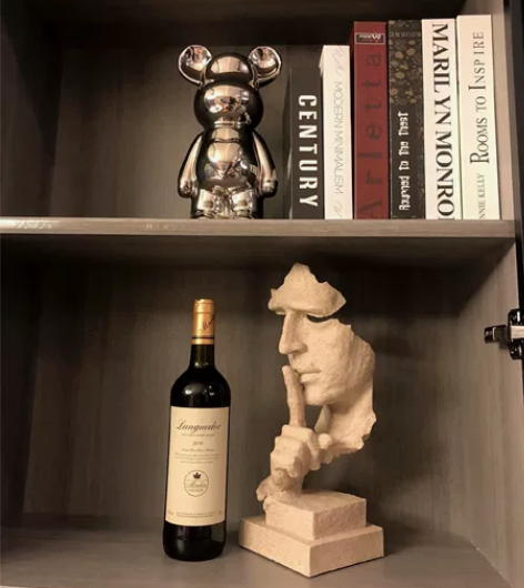 23元包邮沉默是金客厅酒柜装饰品摆件创意家...