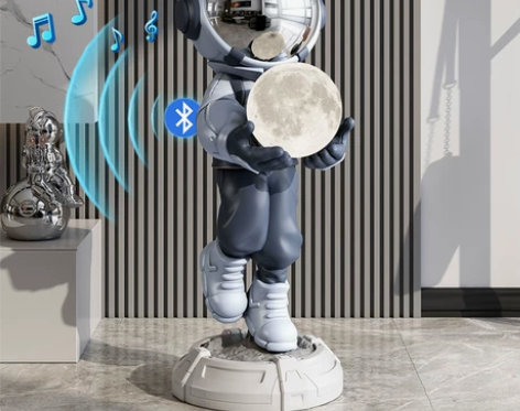 客厅宇航员太空人大型落地摆件电视柜沙发旁装...