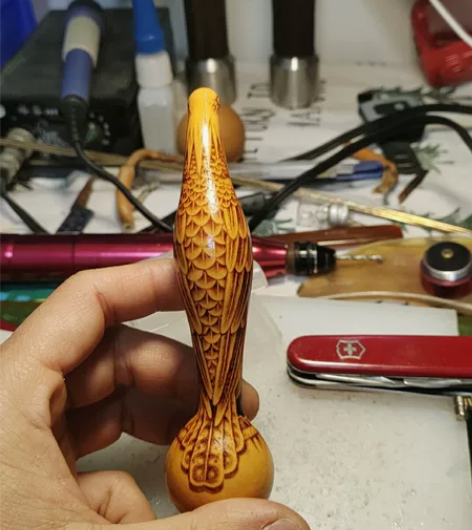烙画葫芦 随形老鹰，把玩精品。