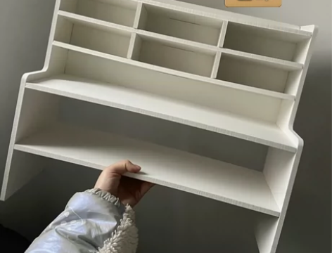 【ins桌面双层置物架】学生宿舍曾高书架盲...