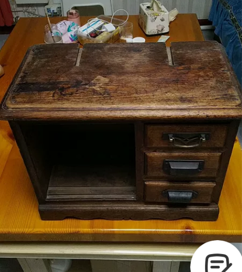 老物件，满洲国时期，遗留日本老梳妆台 收藏...