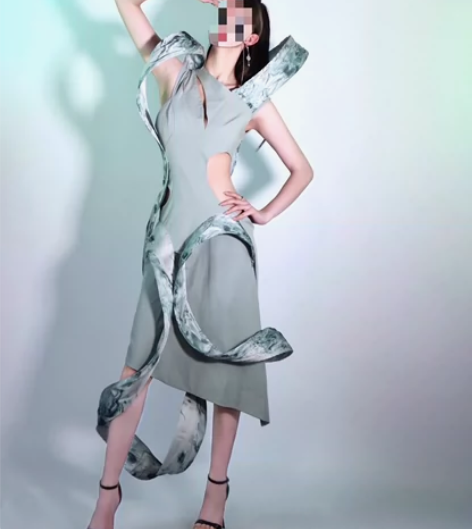 服装设计成衣作品 面料较贵 没有发布过其他...