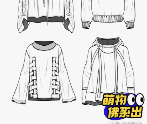 服装设计专业在读 接服装效果图、款式图代画...