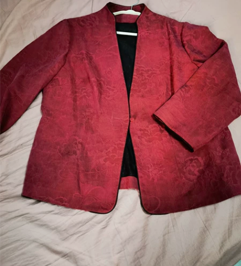 全新定制的香云纱成衣，40姆米提花缎面料，...