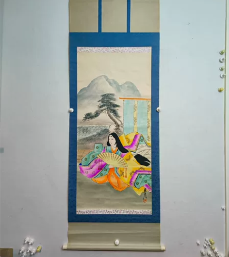 日本回流老字画 精品手绘【浮世绘仕女美人画...