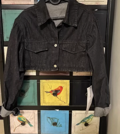 超短牛仔外套（蓝色已出） 全新均码能穿到1...