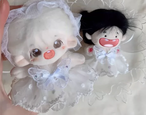 新品特价！10cm娃衣婚纱海星体娃衣正常体...