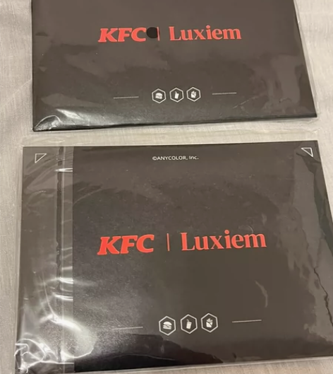 【出两个】KFC彩虹社联名镭射票含桶和盖子...