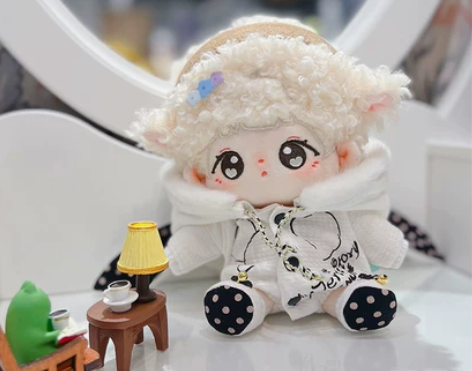 可可豆瓣酱娃衣20cm 15cm现货绒球儿...