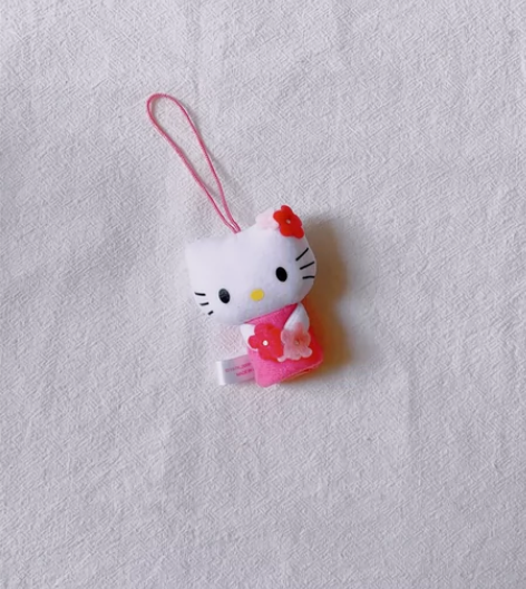 迷你捧花 kitty 指偶 挂件 标好无牌...