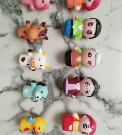 儿童finger family玩具，套在手...