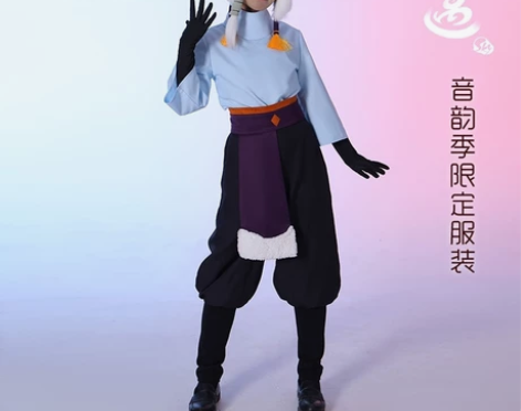 漫囧光遇cos白鸟假发+斗篷+音韵季服装S...