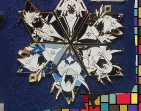 【出】光遇金属徽章雪之梦雪花b+c卡卡/b...