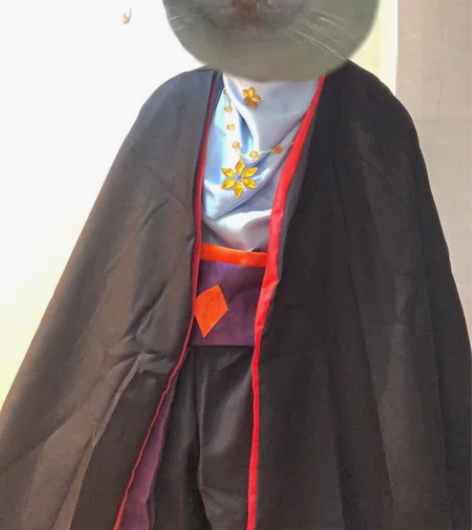 光遇cos棉裤35包邮 蝙蝠斗篷35黑斗白...