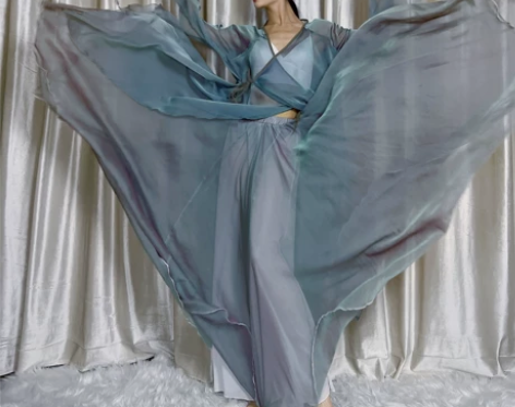 大摆裙 长裙大摆裙WYZ盖盖民族风舞台表演裙