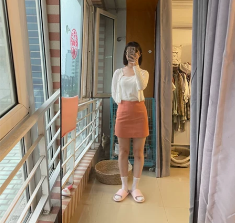 一步裙包臀裙 卡其色半身裙包臀裙女春夏20...