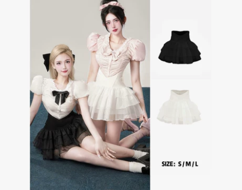 蓬蓬裙 短裙蓬蓬裙JOYKIKI金金酷酷哒...