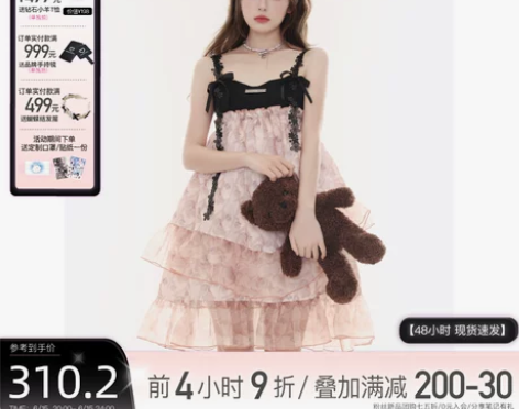 蓬蓬裙 伞裙蓬蓬裙fragileheart...