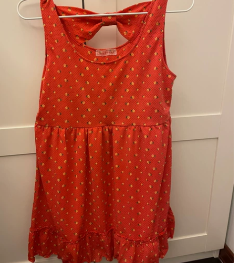 dip drop日系粉色碎花连衣裙 尺码2...