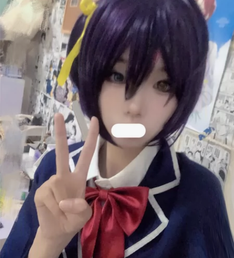 图片本人 小鸟游六花m码 含假发衣服鞋子 ...