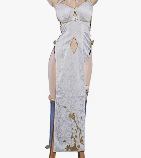 窝悠悠家蕾姆优雅美人旗袍cos 买了两套，...