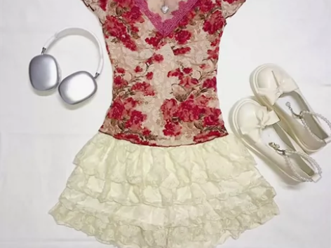 【现货】海淘Vintage古着千禧风可爱性...