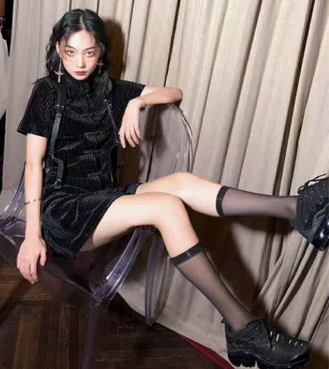 旗袍年轻款少女桥花新式中国风改良版连衣短裙...