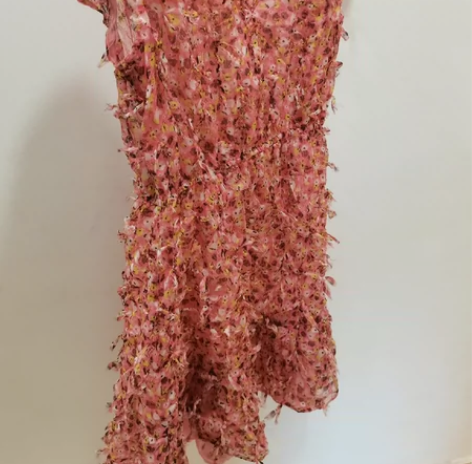 zara花卉春天的味道花海连衣裙随风而动花...