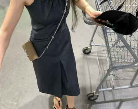 【狂欢价】法式复古裙子质感高级感极简温柔初...