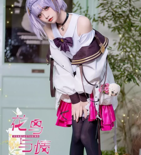 初兽猫原神 花鸟与情系列诺艾尔cos服 这...