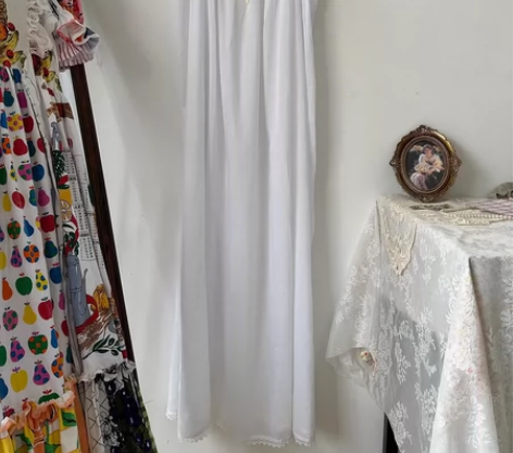 vintage蕾丝吊带睡裙 温柔又性感 状...