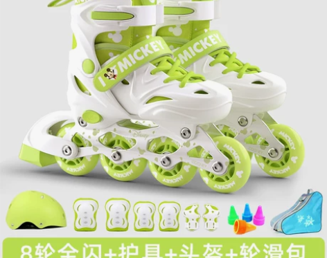 【38焕新周】迪士尼轮滑鞋儿童初学者旱冰滑...