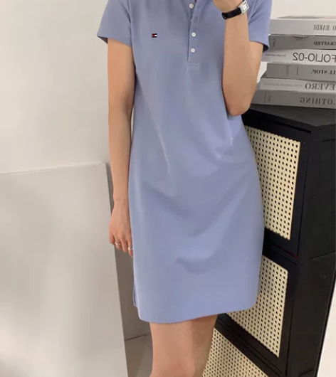 2023汤米女士Polo裙，一件出街绝对碾...
