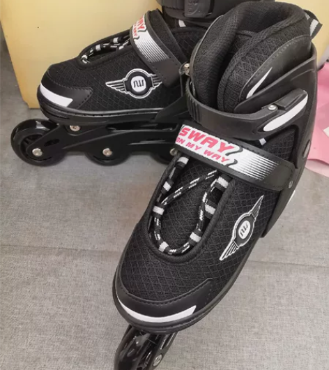 斯威（SWAY）溜冰鞋 儿童男女闪光轮滑鞋...