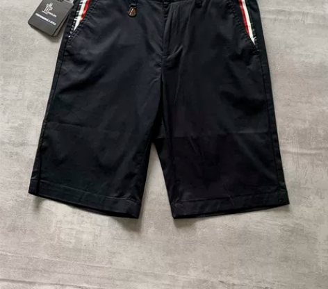 蒙口男士纯棉短裤中裤五分裤 只有藏蓝色32...