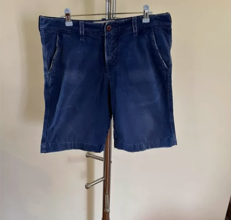 海鸥Hollister男士短裤做旧男士短裤...