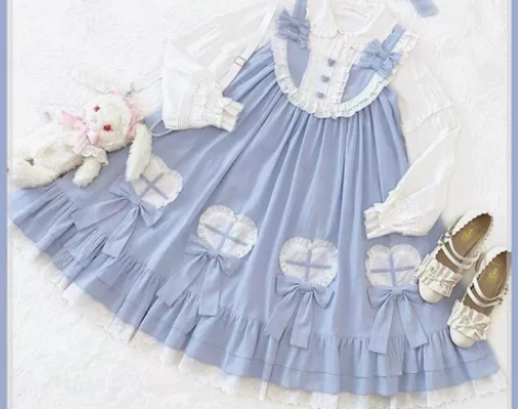 塔塔塔家可爱鬼Lolita均码，仅试穿。9...