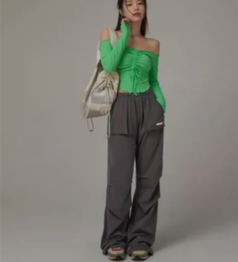 天猫旗舰店正品 CHUU降落伞休闲裤女20...