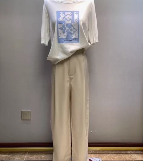 【包邮】拉素新款夏高腰西装长裤西装裤休闲裤...