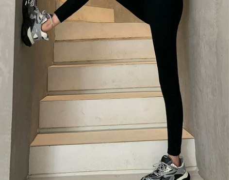 【瘦瘦裤】加绒黑色九分小脚裤春秋冬高腰外穿...