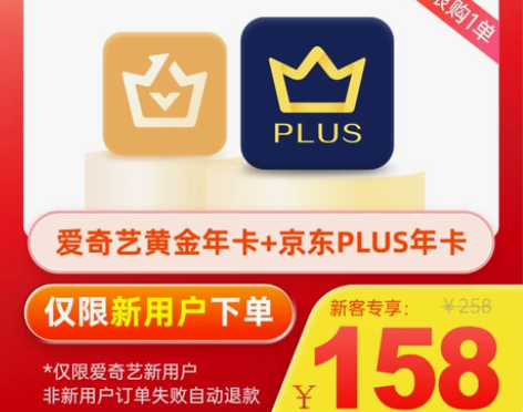 爱奇艺vip黄金年卡会员 视频会员12个月...