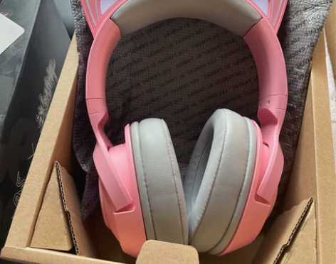 北海巨妖萌猫版BT蓝牙耳机街舞联名款 粉色...