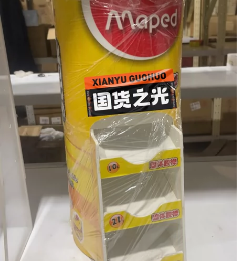 全新固体胶棒陈列架，体积小省空间，自动滚落...