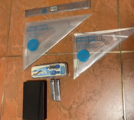 得力直尺三角尺3套共15元,送精美笔记本 ...